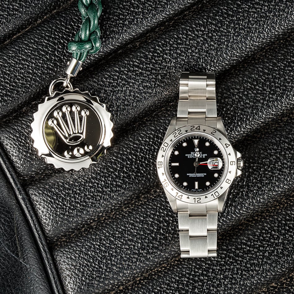 Rolex Explorer II 16570 Black Dial Watch