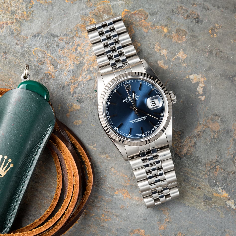 Rolex Datejust 16234 Blue Index