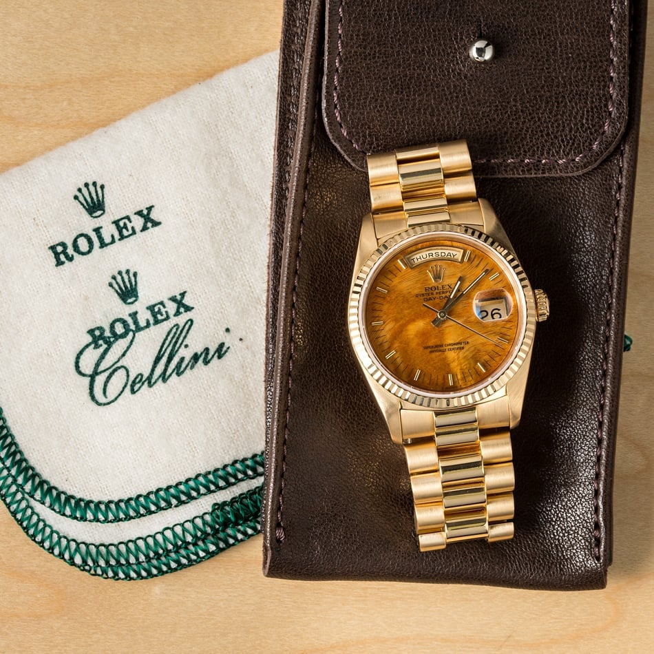 Rolex Yellow Gold Presidential 18238 Day-Date