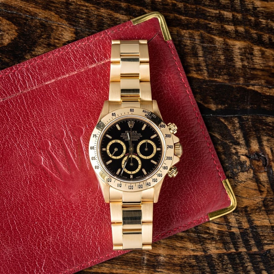 Rolex Daytona 18k Yellow Gold 16528