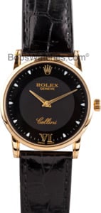 Rolex Cellini Men's 18K Yellow Gold Watch 5116