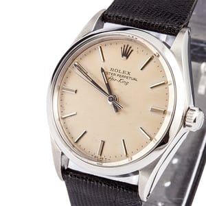 Rolex Air King Vintage Stainless Steel Oyster Perpetual Men's Watch 5500
