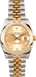 Mens Rolex Datejust Watch Diamond 116203