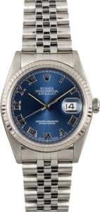 Rolex Datejust 16234 Blue Roman