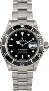 Rolex Oyster Perpetual 16610 Submariner No Holes Case