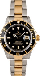 Rolex Submariner 16613 Two Tone Oyster Men's Watch