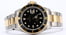 Men's Rolex Submariner 16613 Gold Thru Clasp