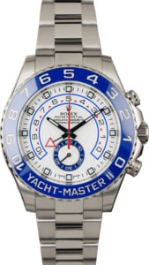 PreOwned Rolex Yacht-Master II 116680 Blue Cerachrom Bezel