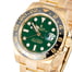 Rolex Gold GMT Master II 116718 Green Dial