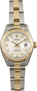 Pre Owned Rolex Ladies Datejust 79173 Silver Jubilee Dial