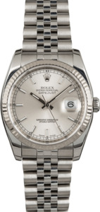 Rolex Datejust 116234 Silver Index Dial