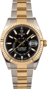 Rolex Sky-Dweller 326933 Black Dial Two Tone Oyster