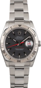 PreOwned Rolex Datejust 116264 Black Dial Thunderbird