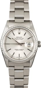Pre Owned Rolex Men's Datejust 16220 Stainless