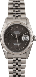 Pre-Owned Rolex Datejust 16234 Black Jubilee Dial T