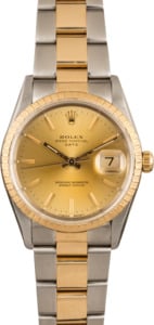 Pre Owned Rolex Date 15223 Champagne Dial T