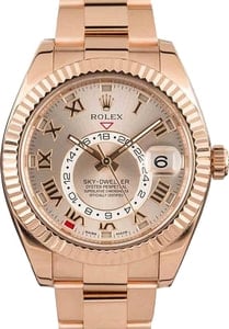 Pre-Owned Rolex Sky-Dweller 326935 Everose Gold Watch
