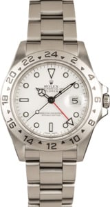 Pre Owned Rolex White Dial Explorer II Ref 16570