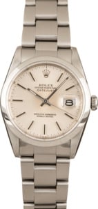 Pre-Owned Rolex Datejust 16200 Silver Index Dial