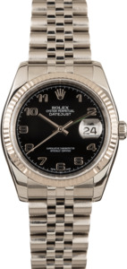 Rolex Datejust 116234 Black Arabic