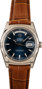 Pre-Owned Rolex Day-Date 118139 White gold
