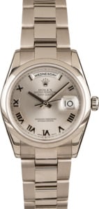 Rolex White Gold Presidential Day-Date 118209