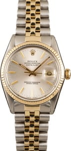 Pre Owned Two-Tone Men's Rolex Datejust 16013 t