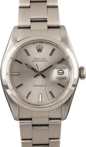 Pre Owned Rolex OysterDate 6694 Silver Index Dial