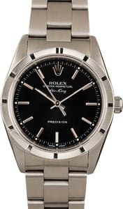 Used Rolex Air-King 14010 Black Index Dial