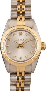 Ladies Rolex Oyster Perpetual 67193 Diamond