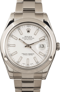 Rolex Datejust II 116300 White Dial