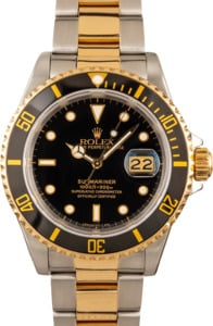 Rolex Submariner 16613 Two Tone Men's Diving Watch