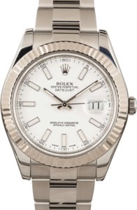 Datejust II Rolex 116334 White