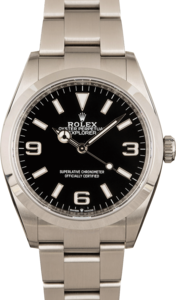 Rolex Explorer 124270 Black Arabic Dial