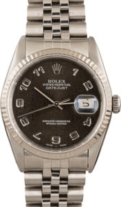 Rolex Datejust 16234 Black Index Dial