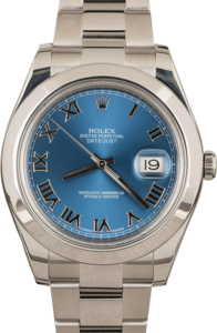 Rolex Datejust 116300 Blue Roman