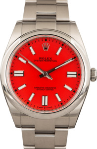 Rolex Oyster Perpetual 124300 Red Dial