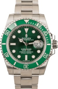 Submariner Rolex 116610V Green Anniversary