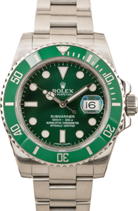 Rolex Submariner 116610V Green Anniversary 100% Authentic