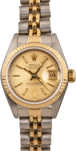 Rolex Datejust 69173 Champagne Tapestry