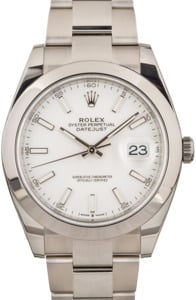 Rolex Datejust 41 Ref 126300 Stainless Steel Oyster