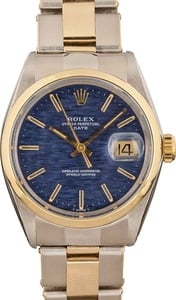 Vintage Rolex Date 1500 Blue Dial
