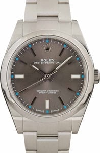 Used Rolex Oyster Perpetual 114300 Dark Rhodium Dial
