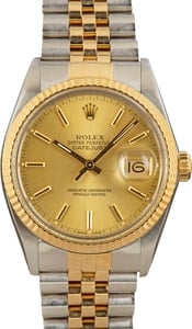 Pre-Owned Rolex Datejust 16013 Champagne 1
