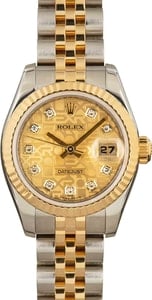 Rolex Ladies Datejust 179173 Two Tone with Diamonds