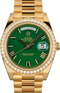 Rolex Day-Date 40 Ref 228348 18k Yellow Gold