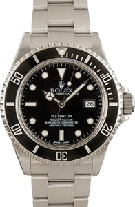 Rolex Sea-Dweller 40MM Stainless Steel, Timing Bezel Black Dial, Rolex Papers (2002)