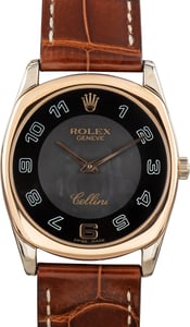 Pre-Owned Rolex Danaos Cellini ref 4233 Rose & White Gold