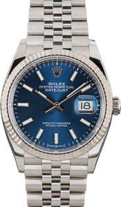 Used Rolex Datejust 36 Blue Dial 126234