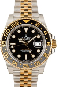 Pre-Owned Rolex GMT-Master II Zombie Bezel Ref 126713GRNR Two-Tone